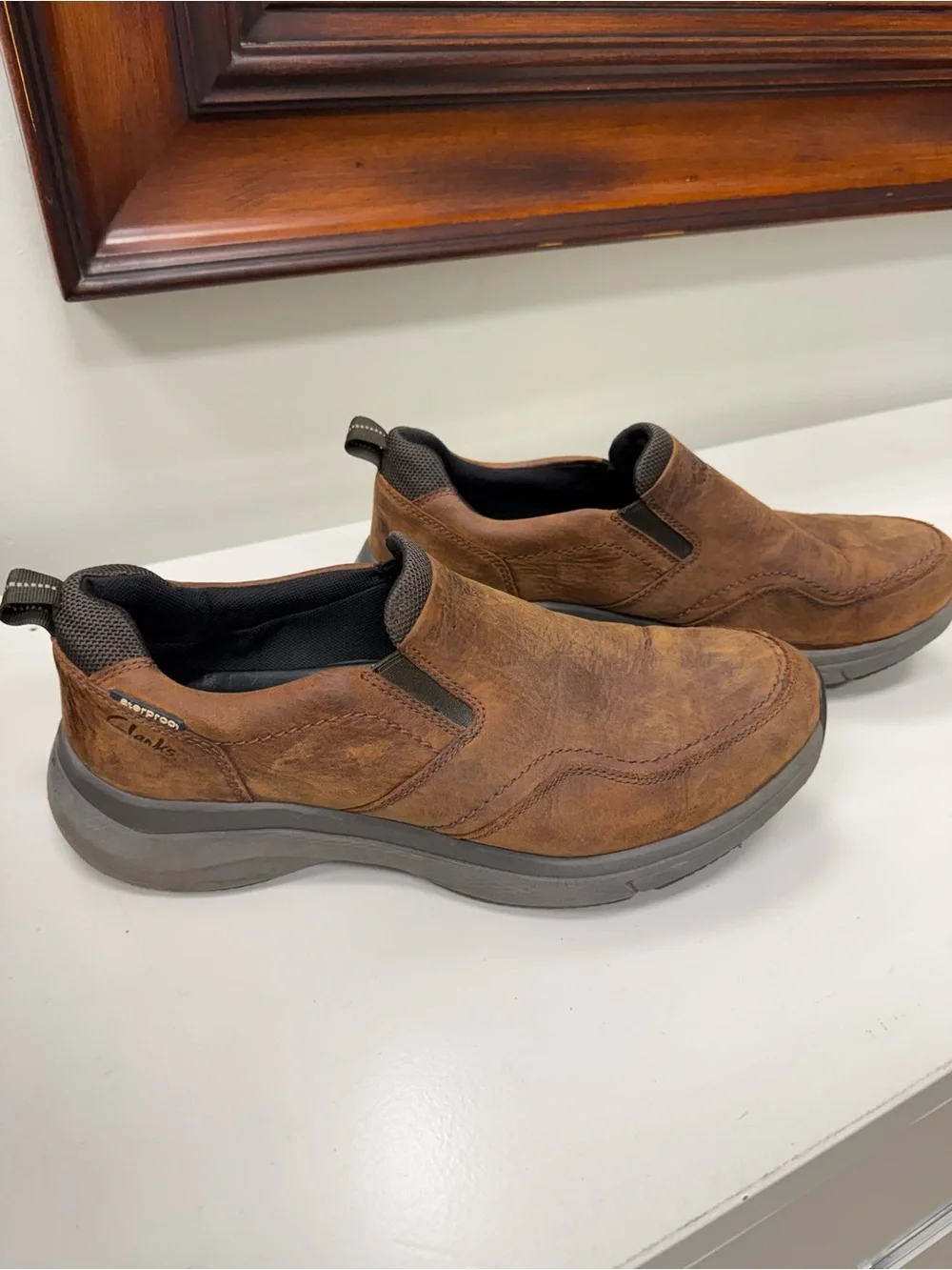 Clark’s Brown Slip-On Casual Men's Shoes